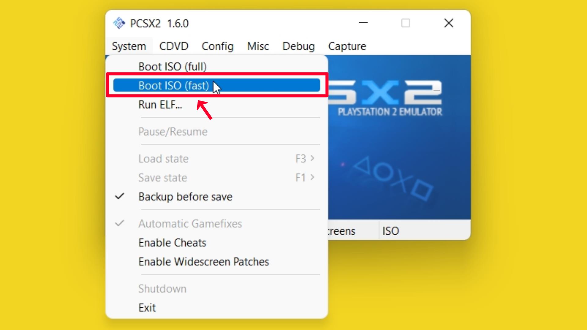 Step 85 Boot ISO fast