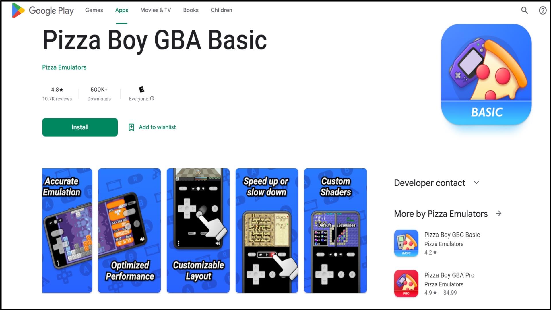 1 Pizz Boy GBA Basic