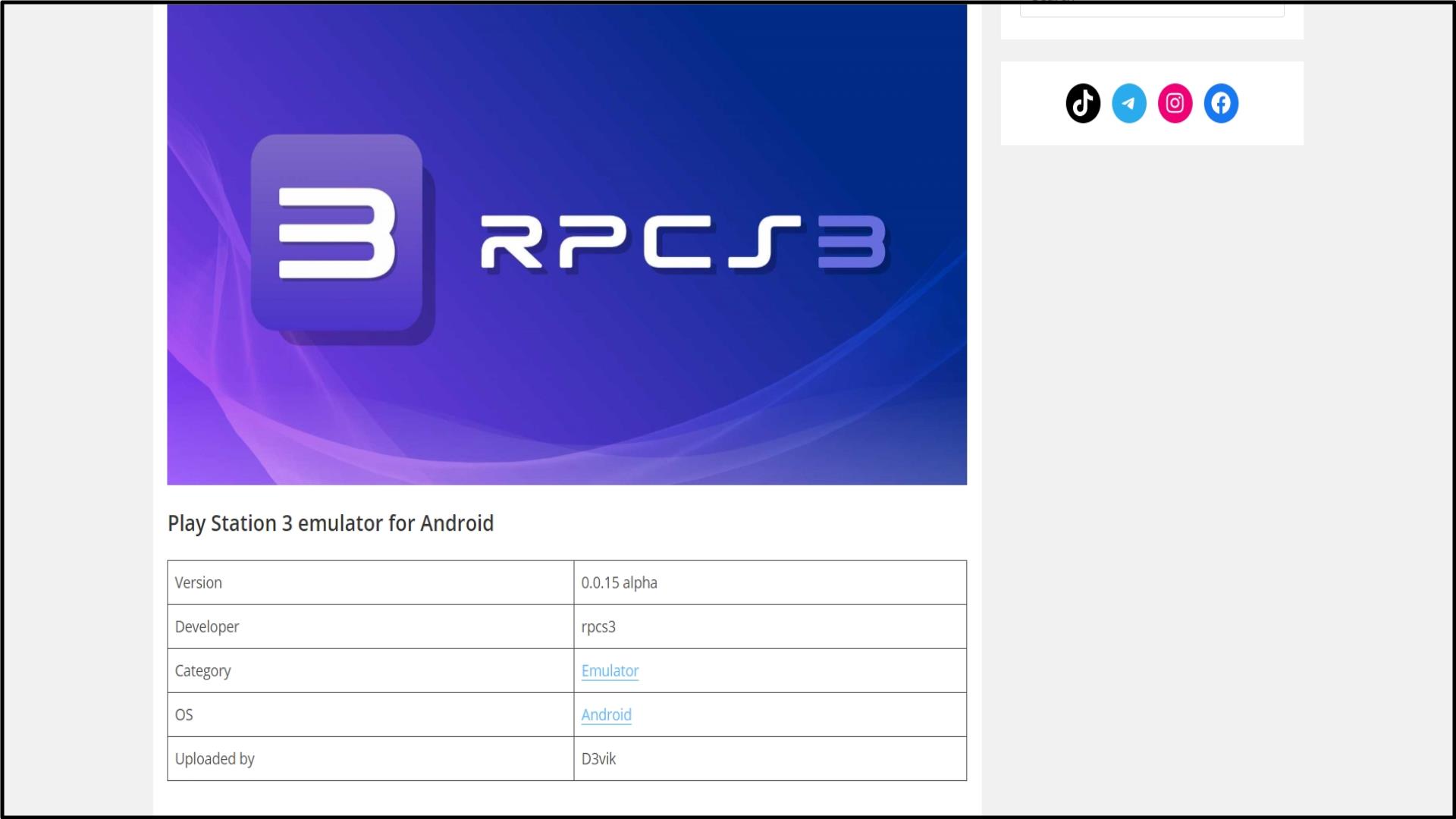 1 RPCS3 Emulator PS3 Emulator
