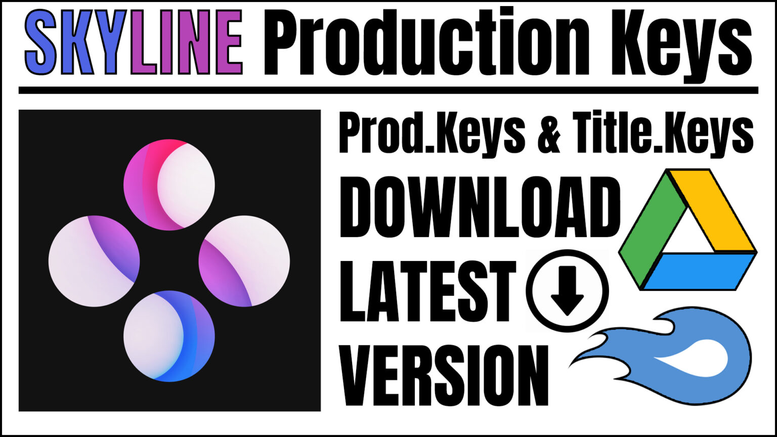 Production keys and title keys for skyline