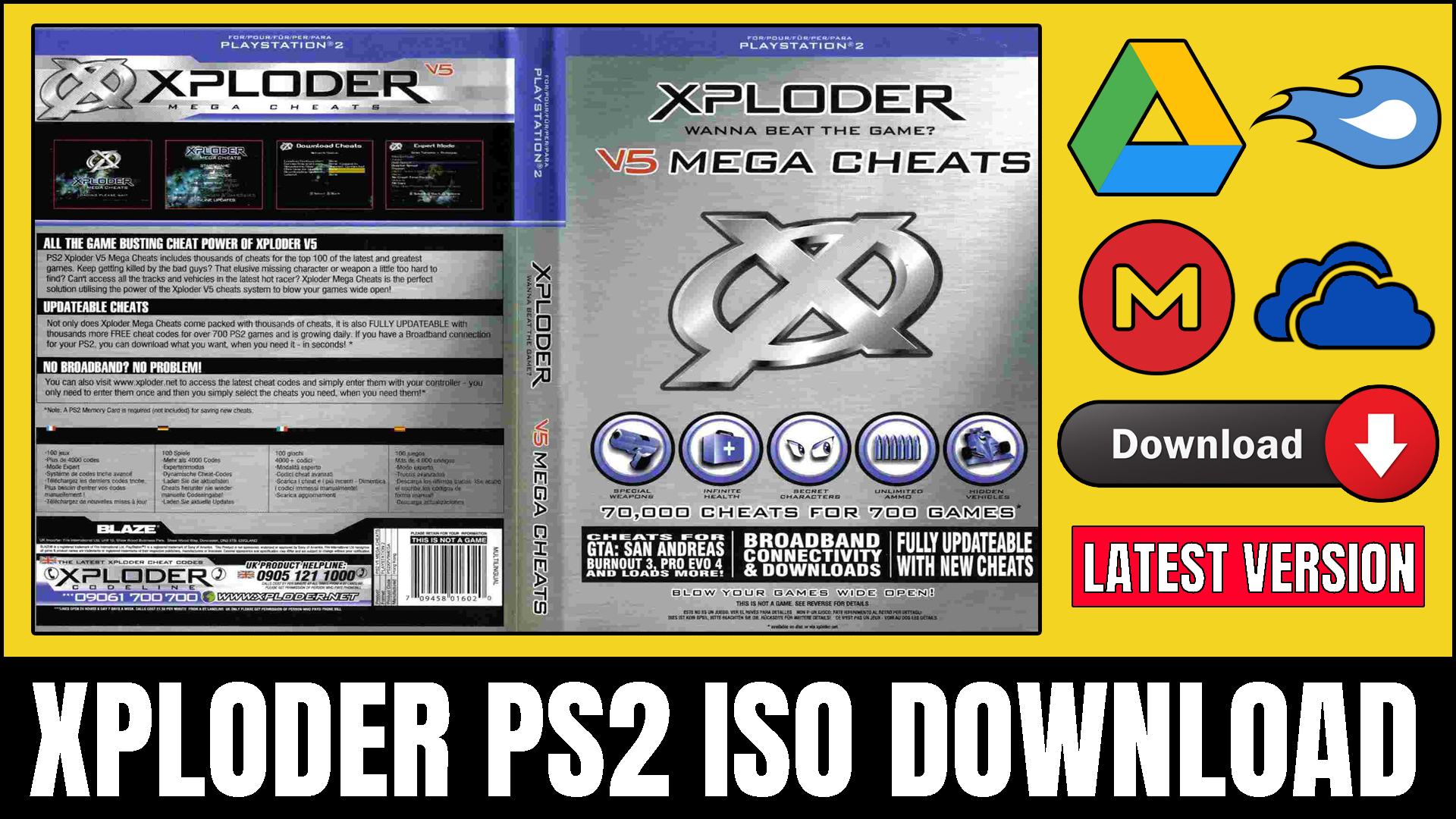 Xploder PS2 ISO Download