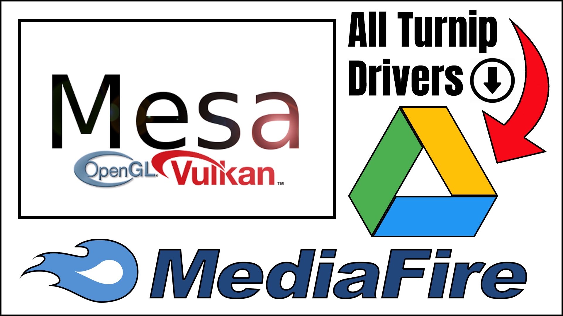 Download All Turnip Drivers From Google Drive and MediaFire
