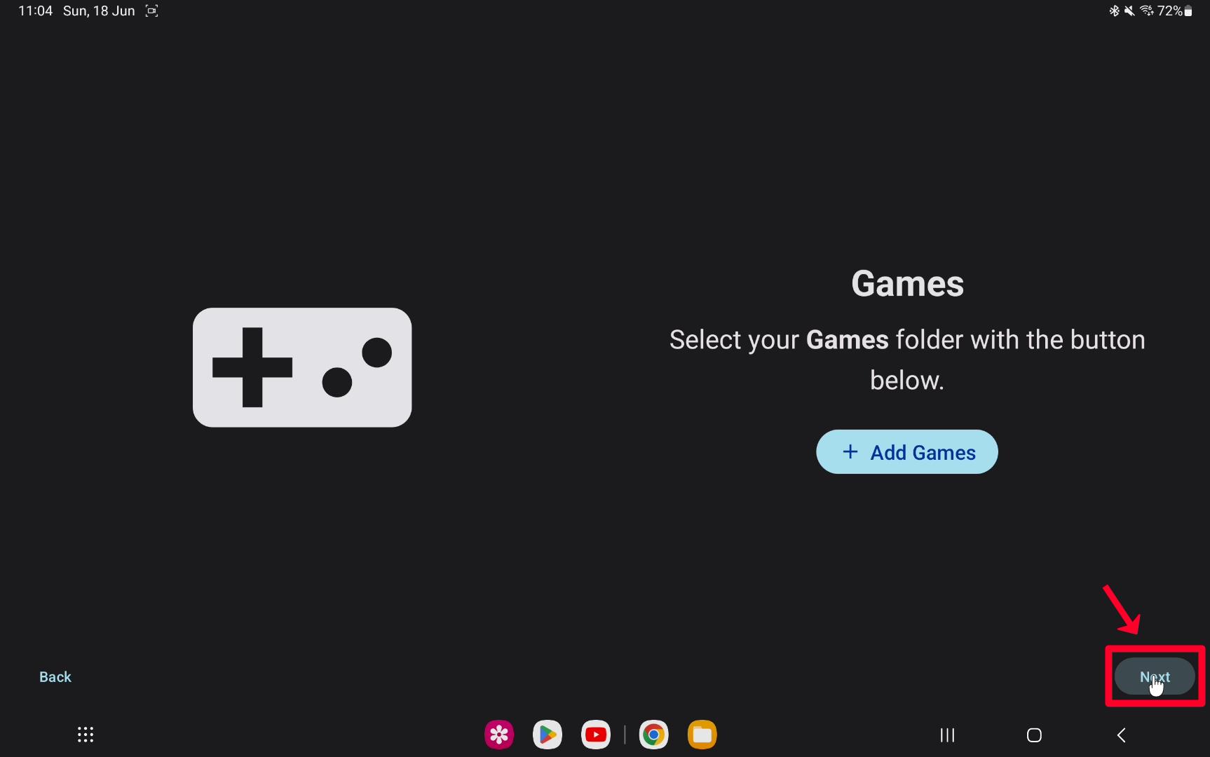 Step 13 Select your Games folder to Add Games in Yuzu Emulator