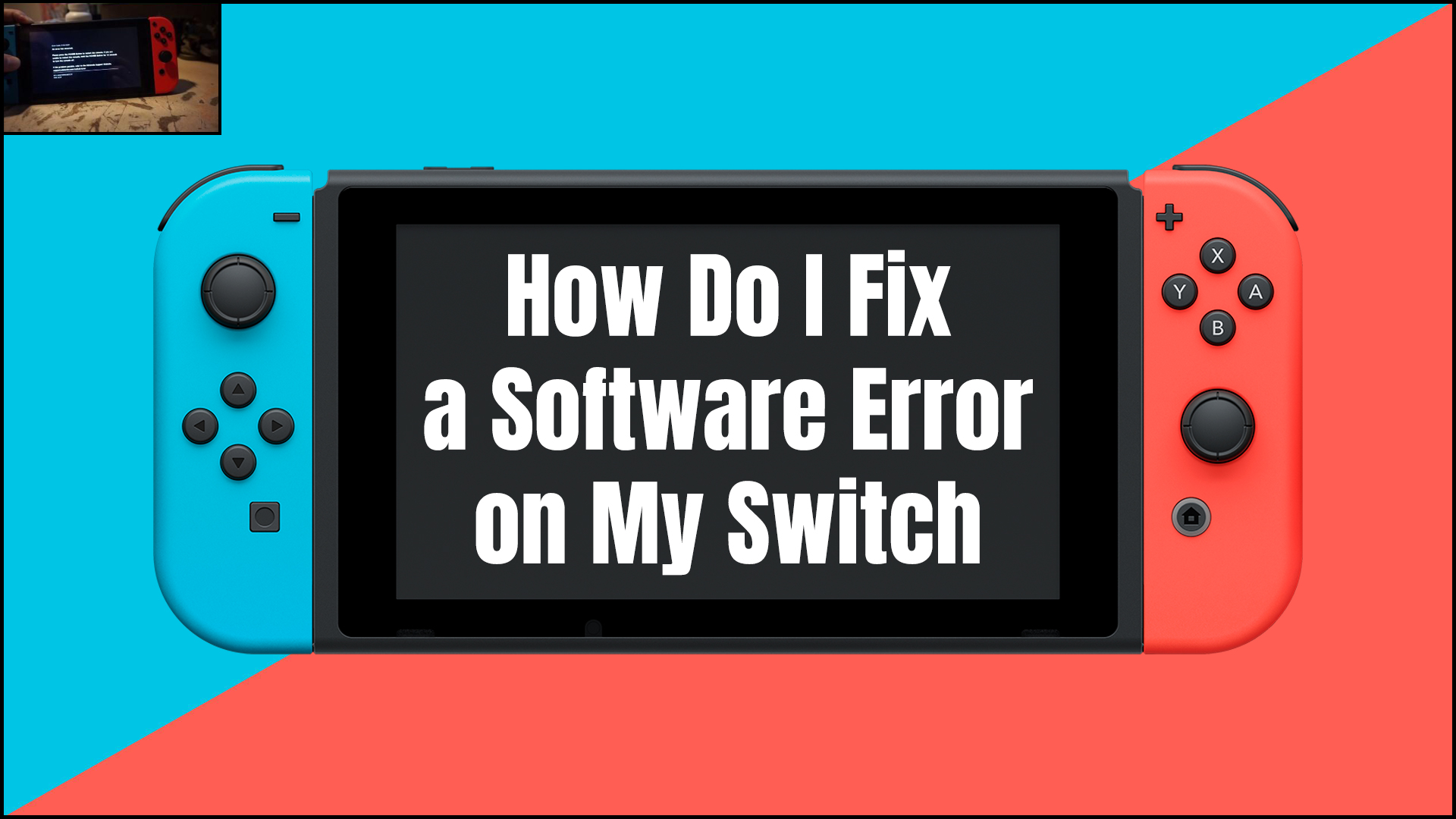 How Do I Fix a Software Error On My Switch