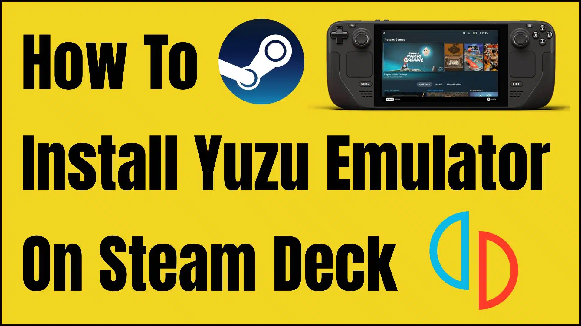 Yuzu emulator on steam deck