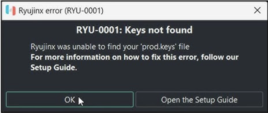 Ryujinx Firmware Parsing Error